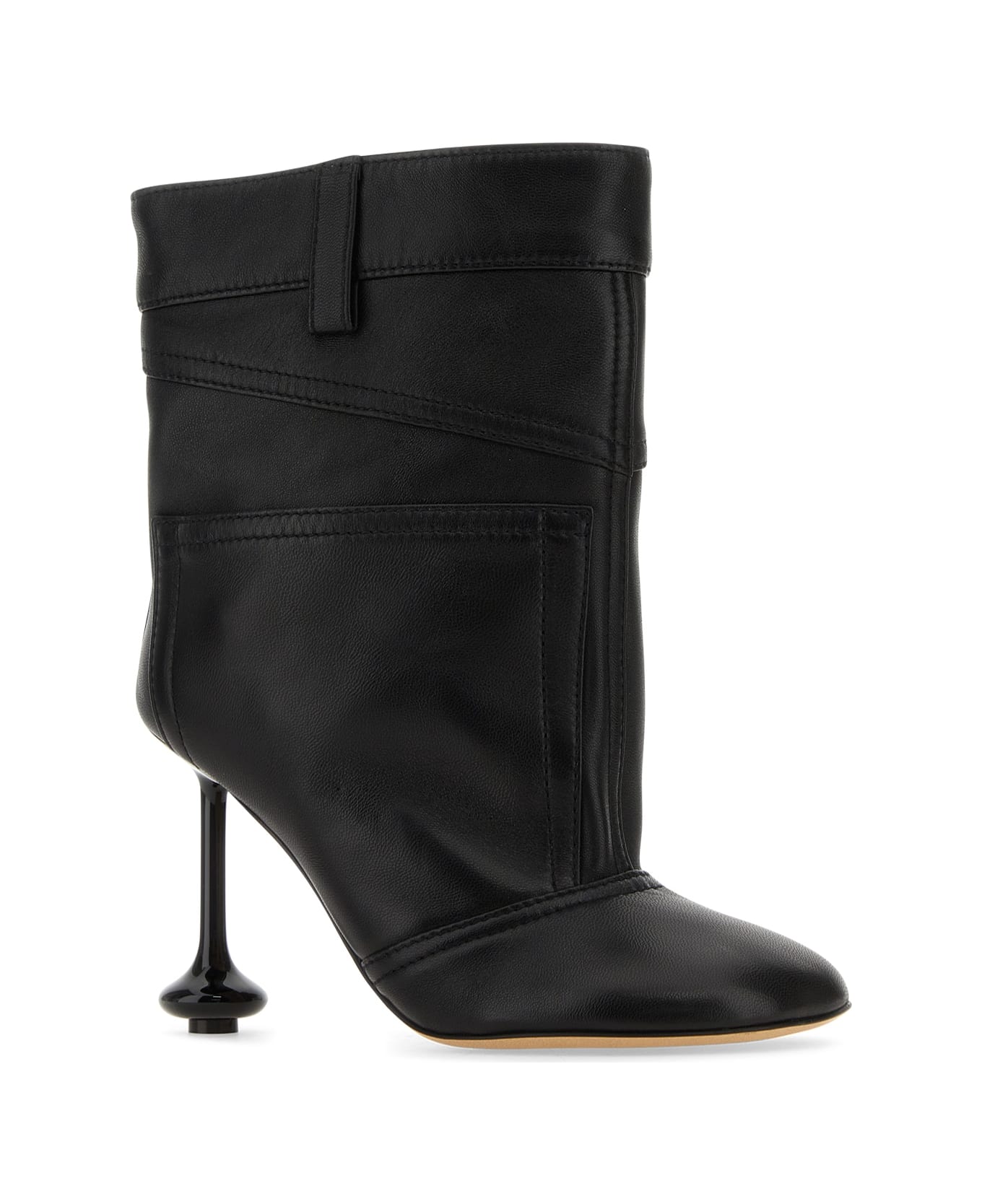 Loewe Toy Panta Ankle Boot 90 - BLACK