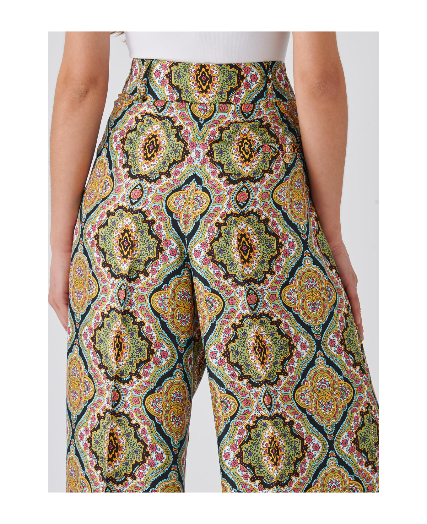 Etro Trousers Trousers - STAMPA F.DO NERO