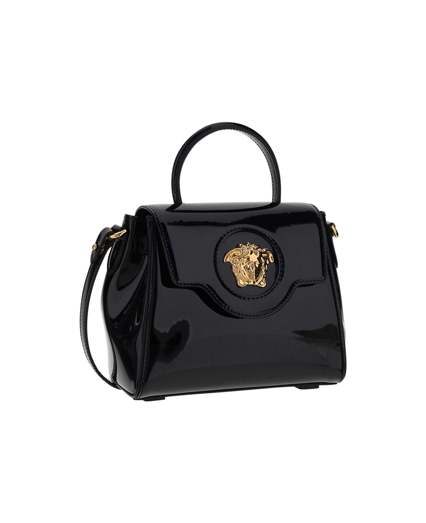 Versace Patent Bag - Nero+oro Versace