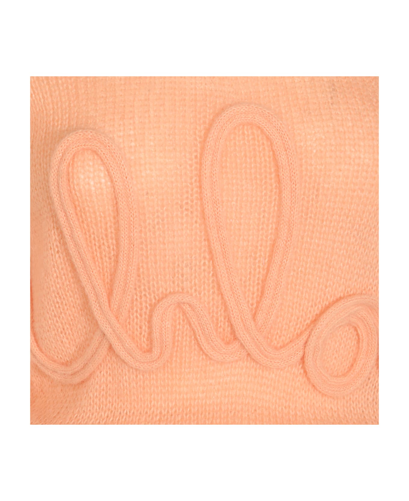 Chloé Light Orange Wool Knitwear - PEACH ORANGE