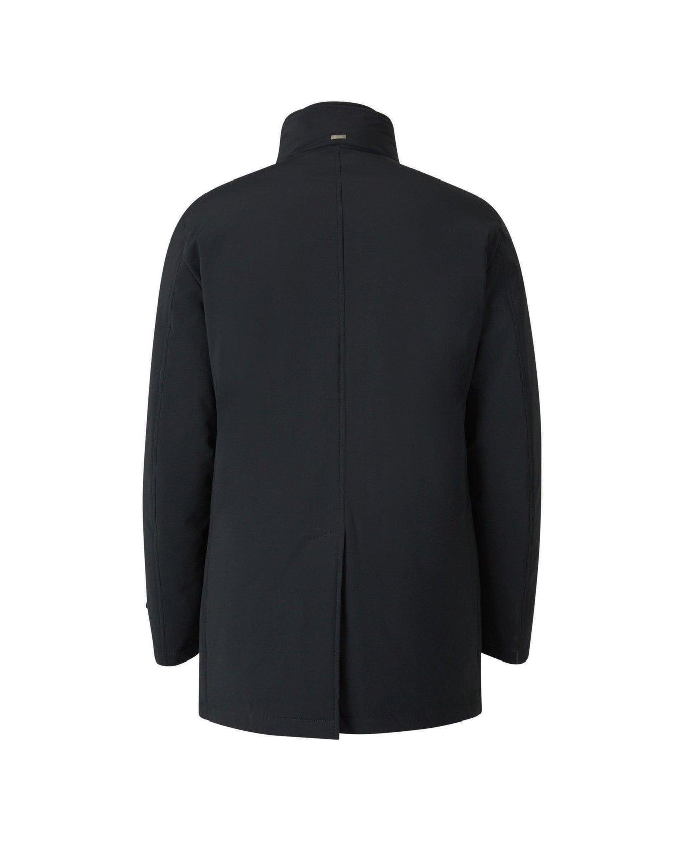 Herno Double-breasted Trench Coat - Blu