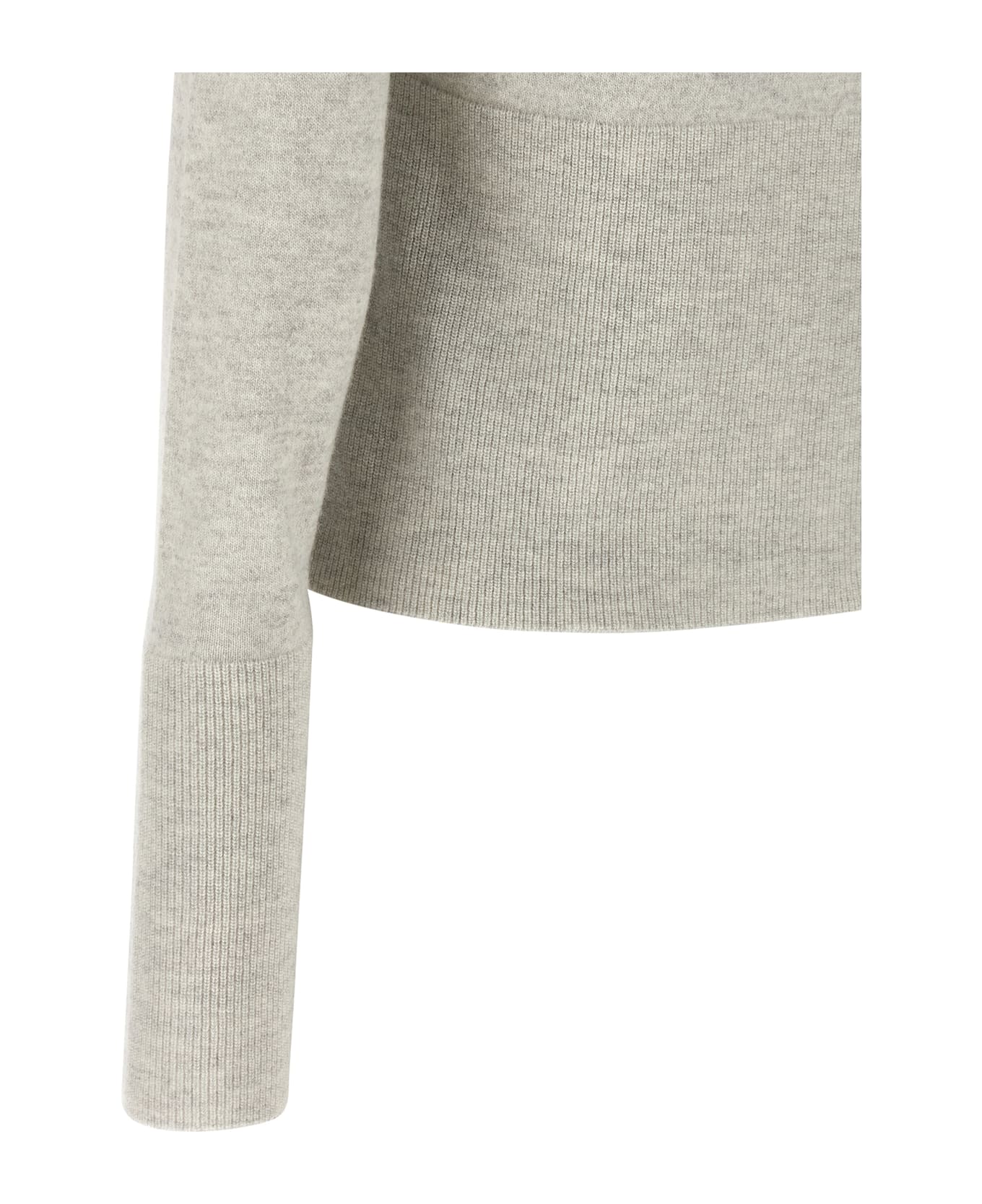 Chloé Collar Cardigan - Gray