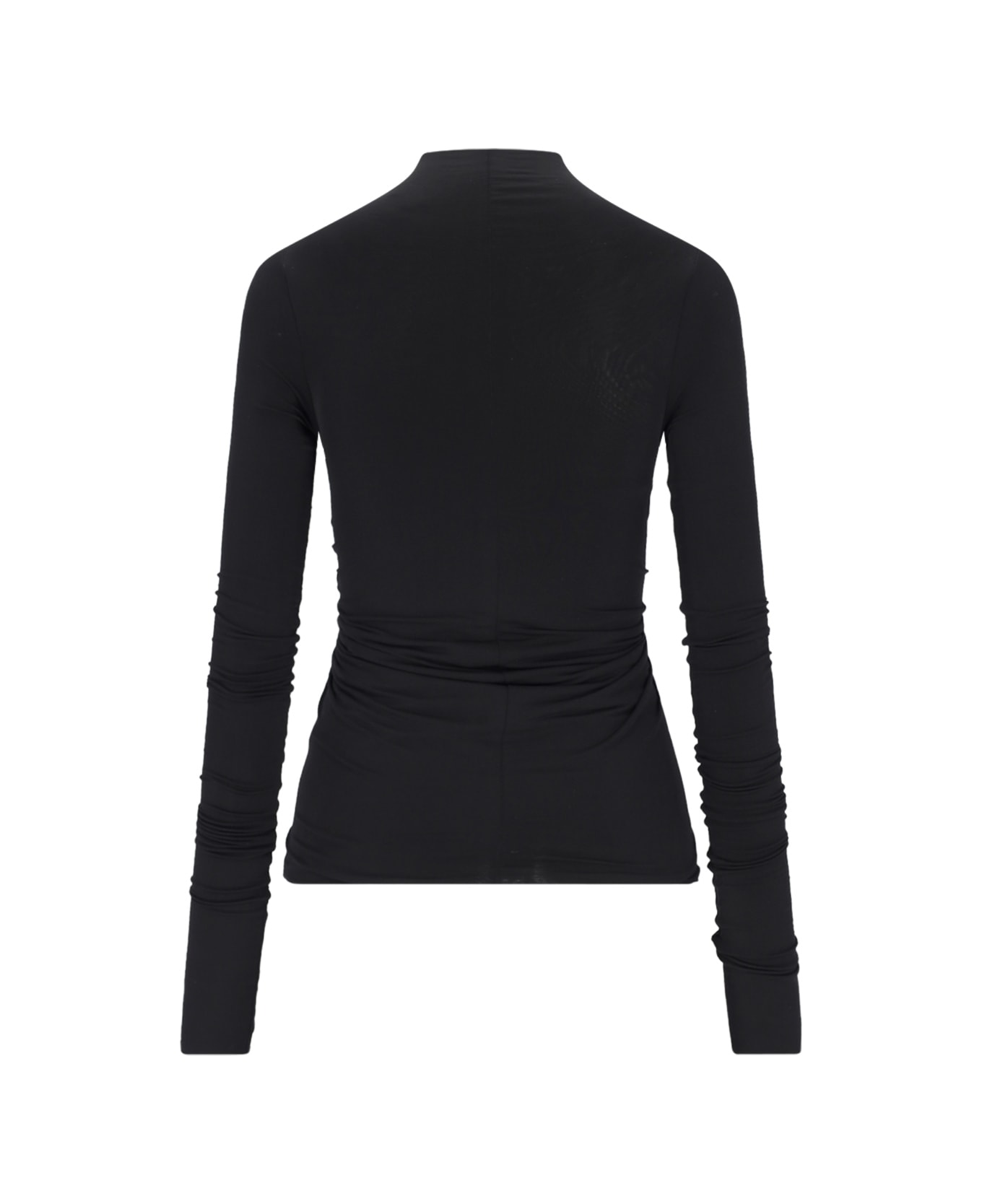 Rick Owens Cut-out Detail Sweater - Black   トップス