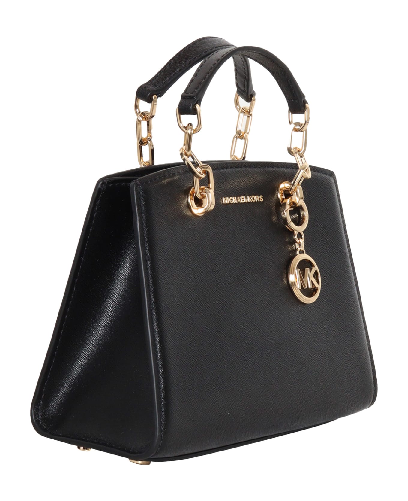 Michael Kors Black Xbody Leather Handbag - BLACK