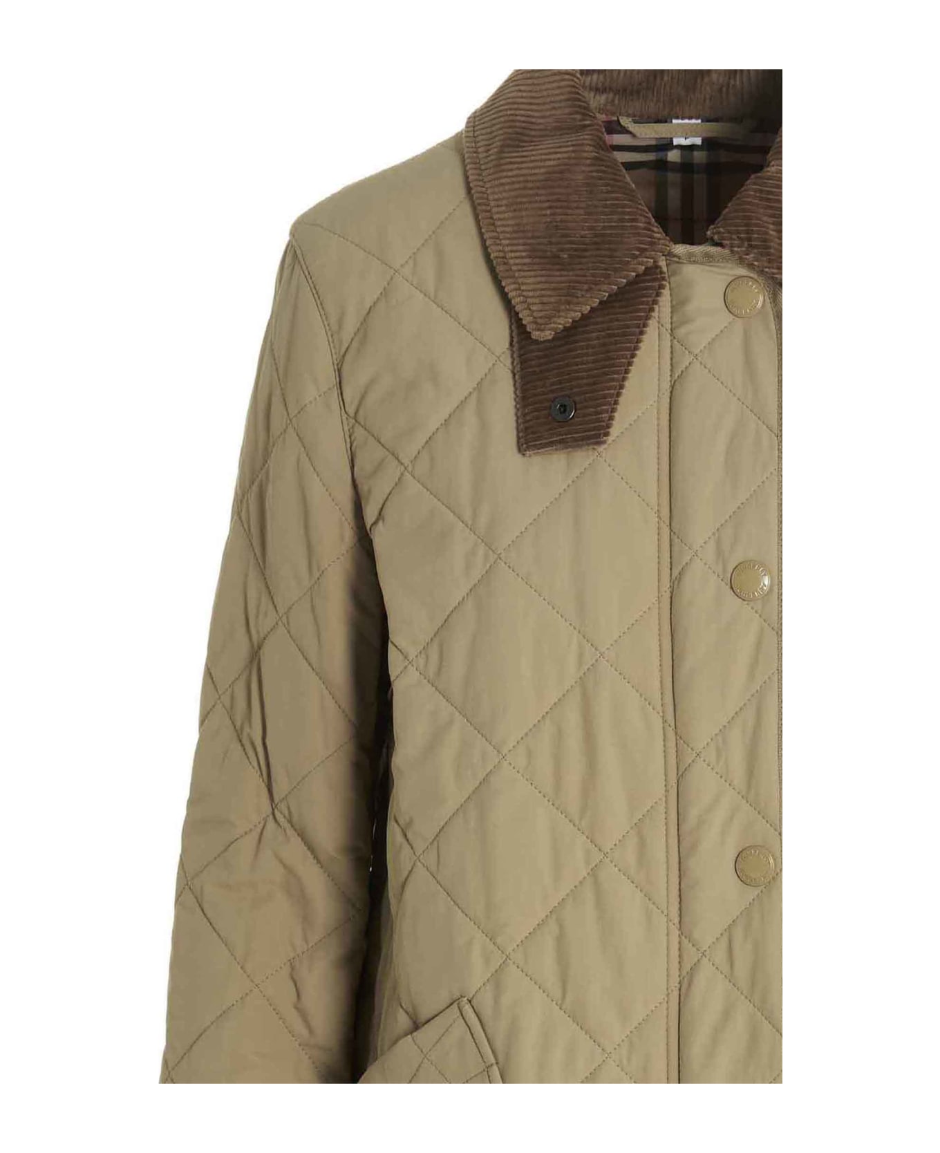 Burberry Quilted Jacket - Honey