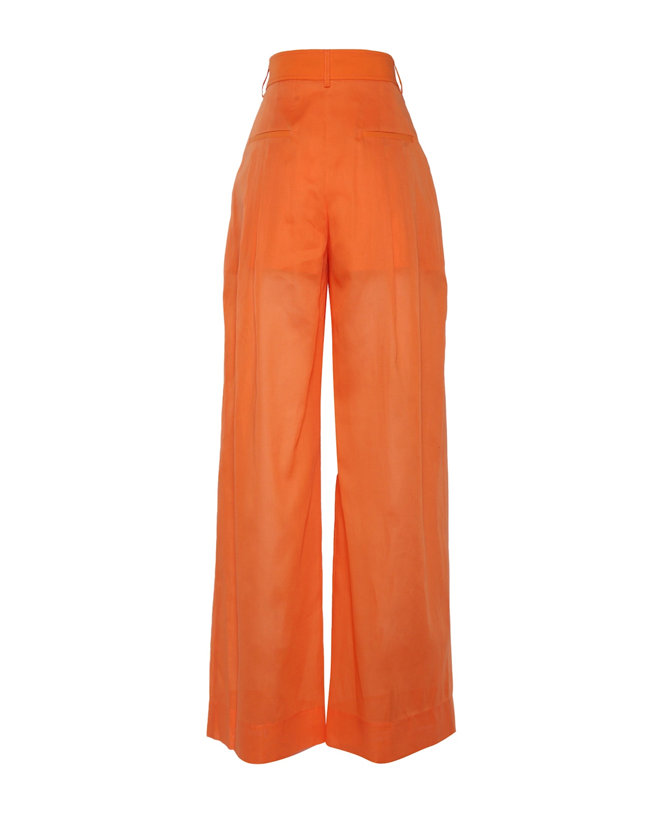Alberta Ferretti Orange Pants - ORANGE