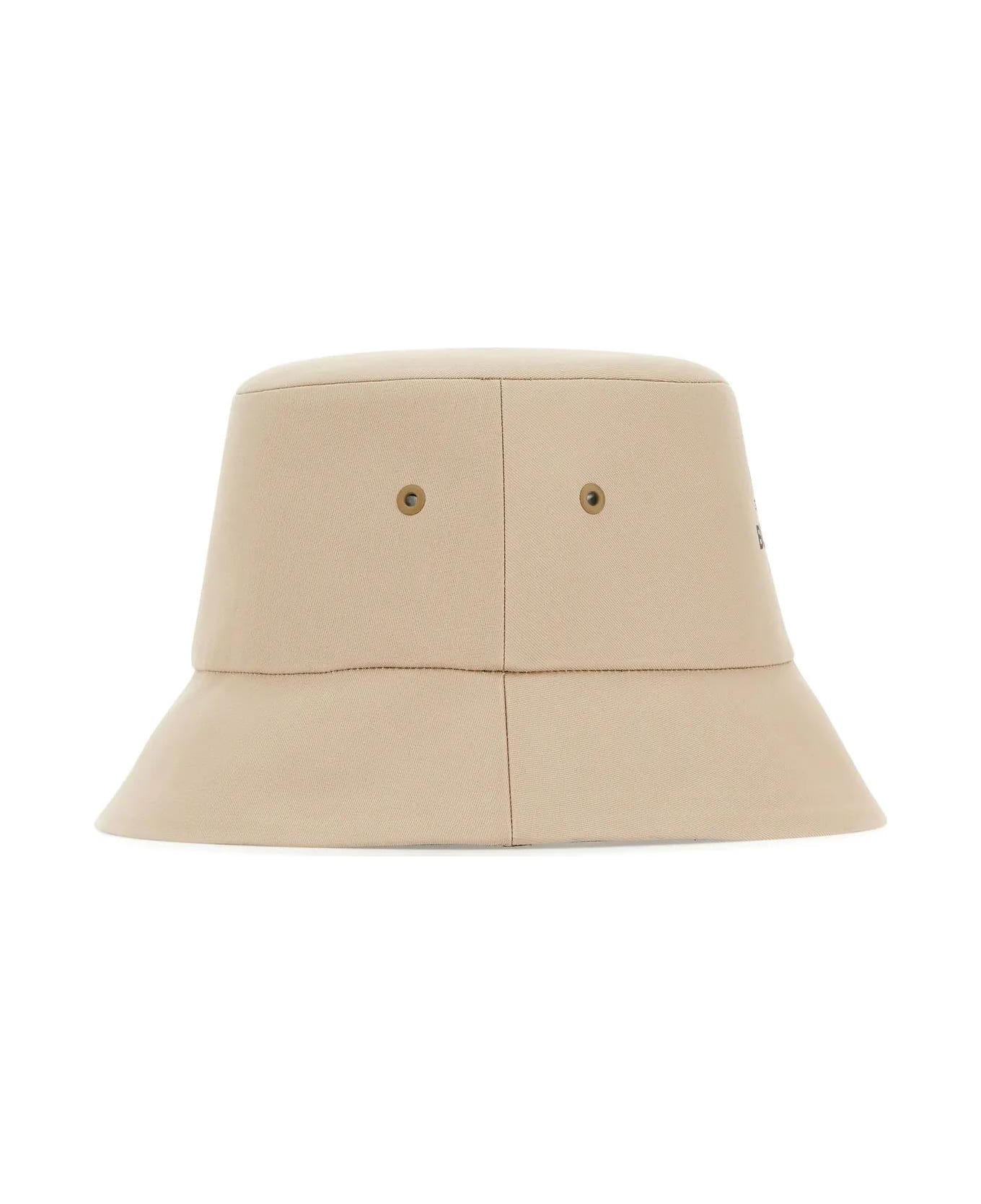 Burberry Beige Gabardine Hat - Soft Fawn 帽子