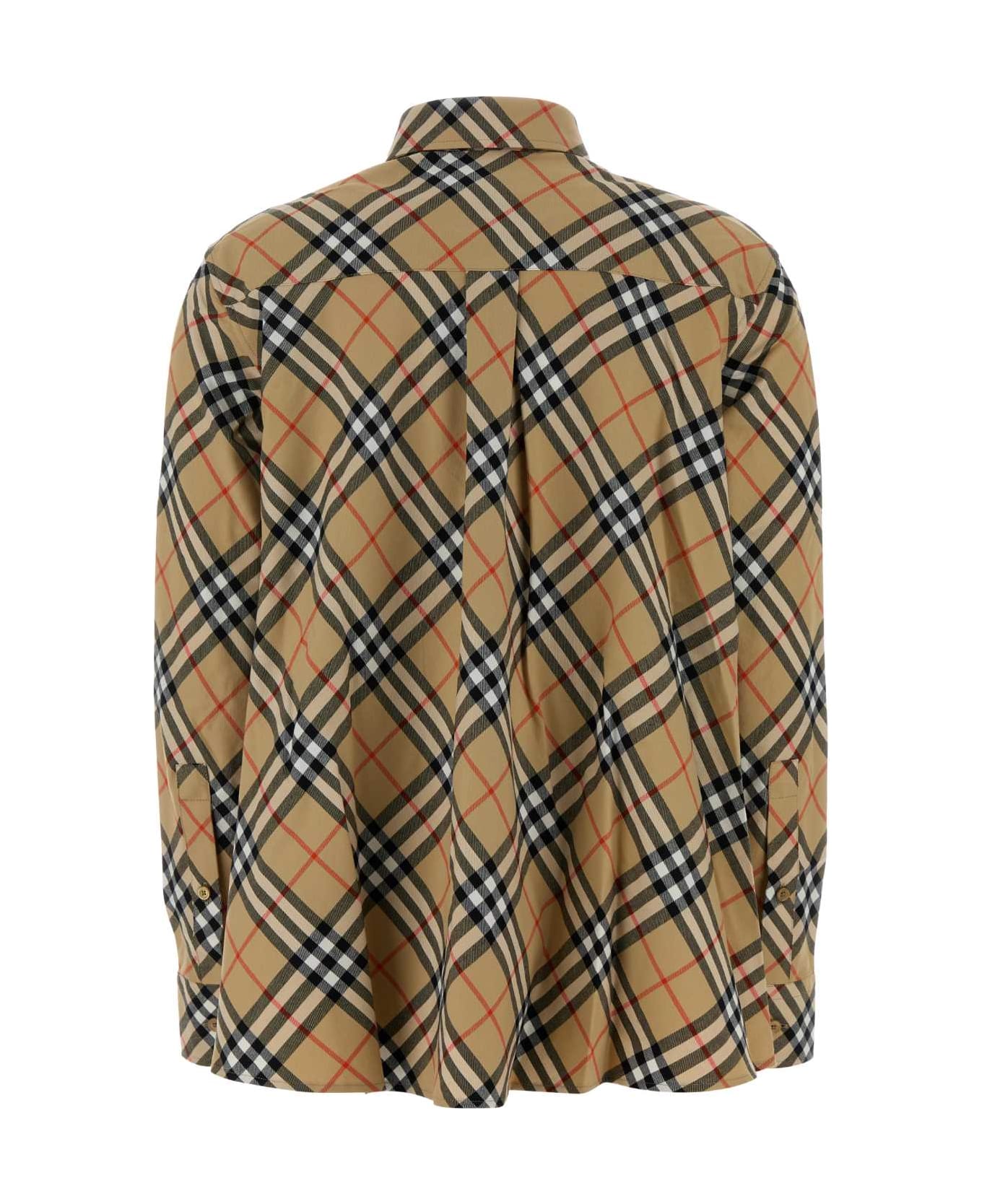 Burberry Embroidered Cotton Shirt - SANDIPCHECK シャツ