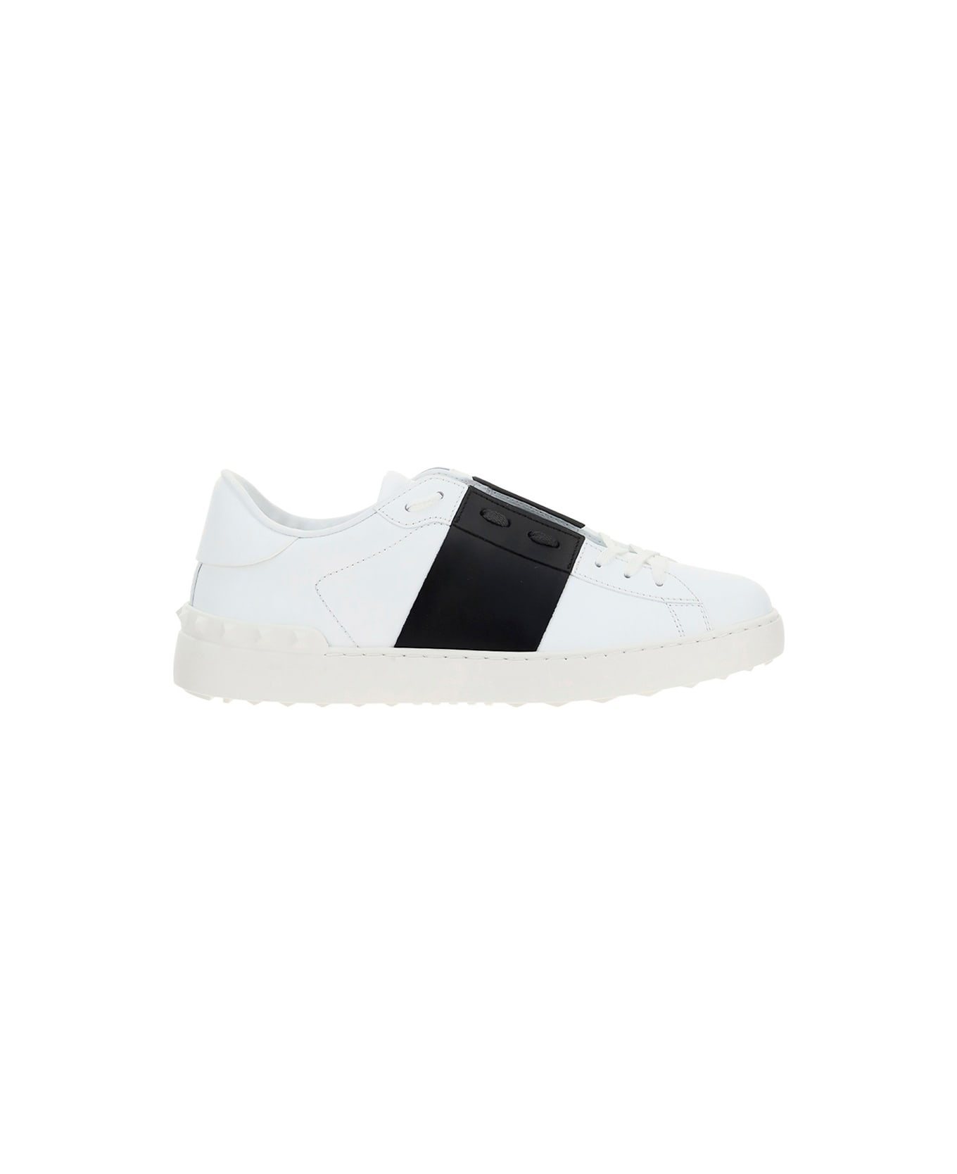Valentino Garavani Open Sneakers - Bianco/nero/bianco