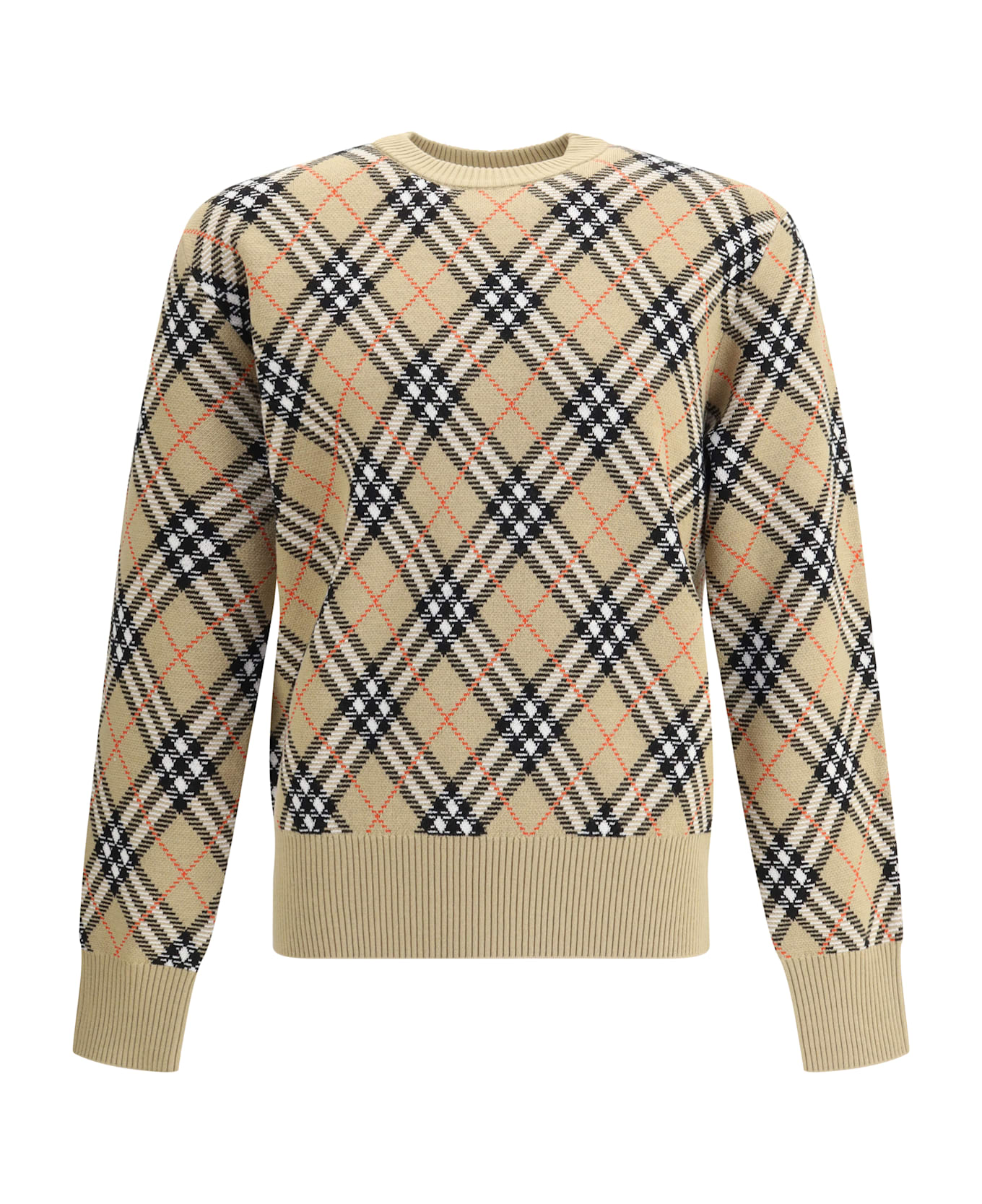 Burberry Archive Check Wool Sweate