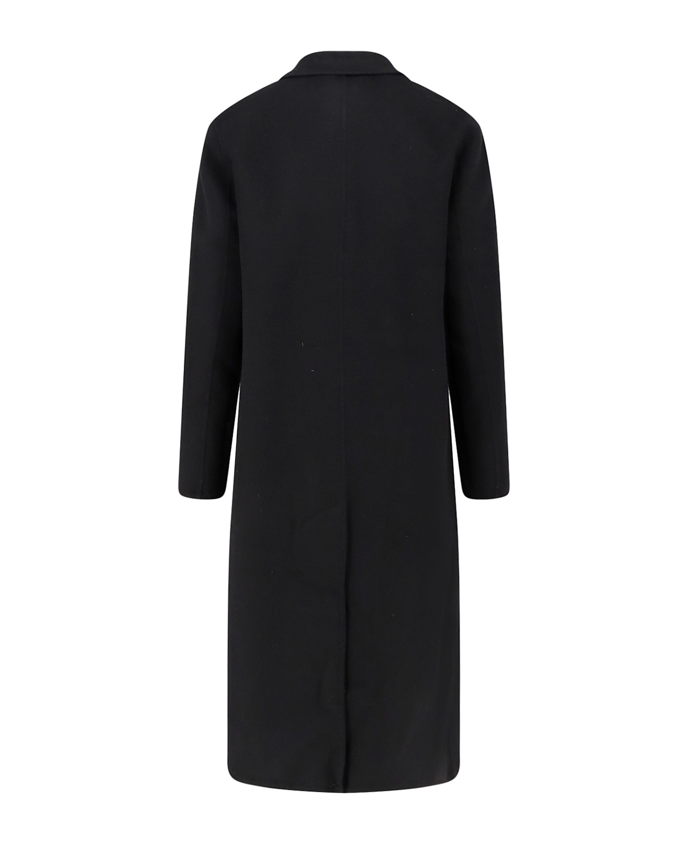 Paltò Arianna Db Wool Coat - Black