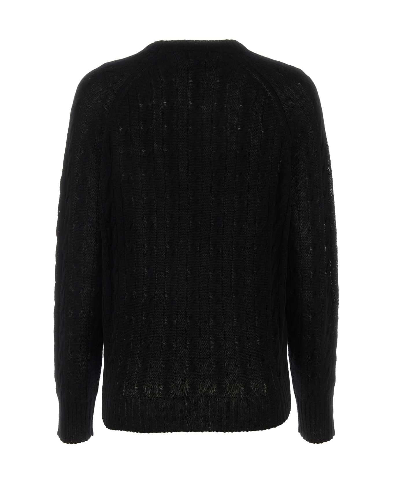 Etro Black Cashmere Sweater - BLACK