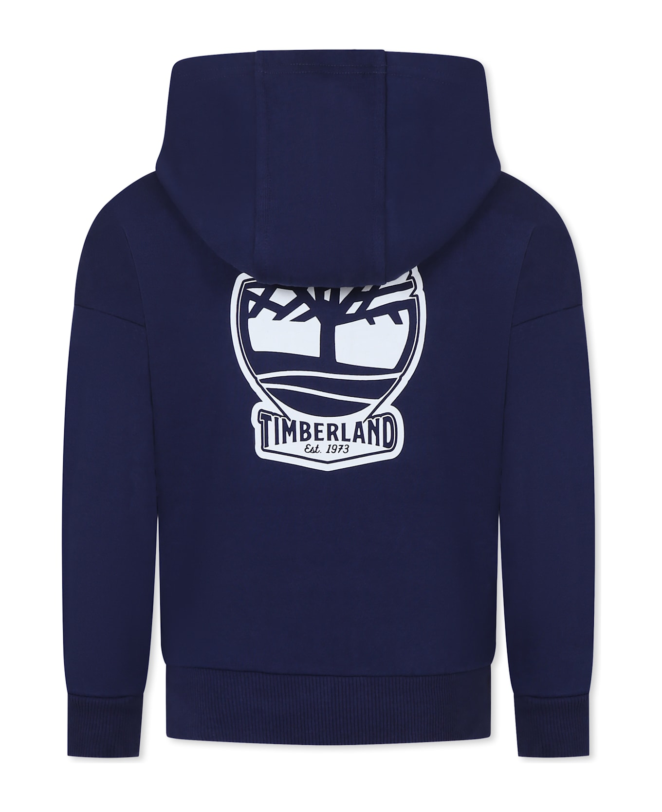 Timberland Blue Sweatshirt For Boy With Tree - Blue
