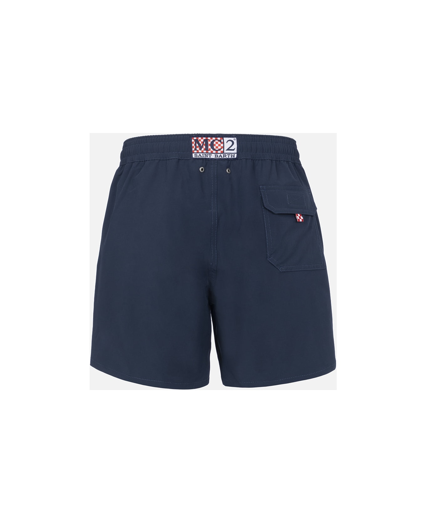 MC2 Saint Barth Man Blue Comfort Swim Shorts - BLUE