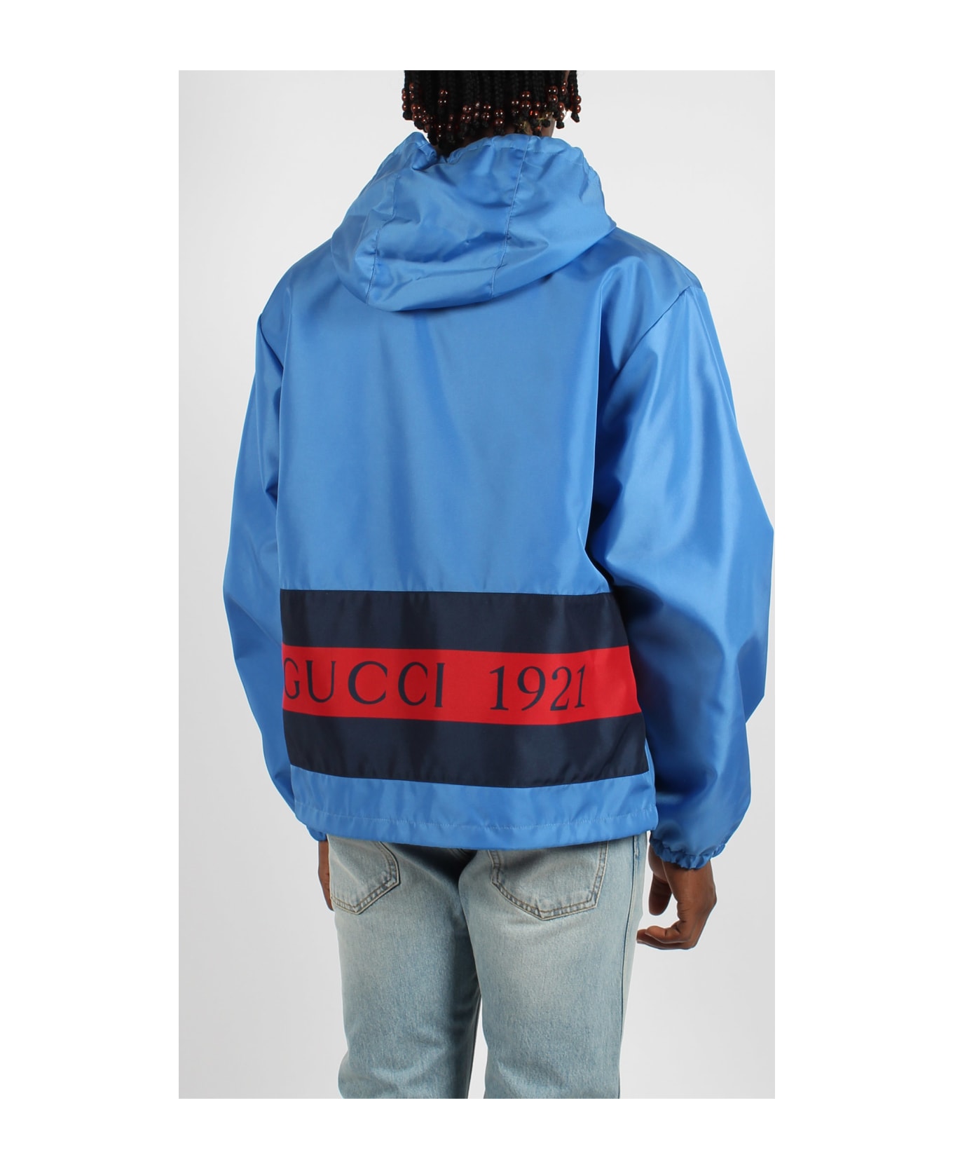 Gucci Nylon Canvas Jacket - Blue