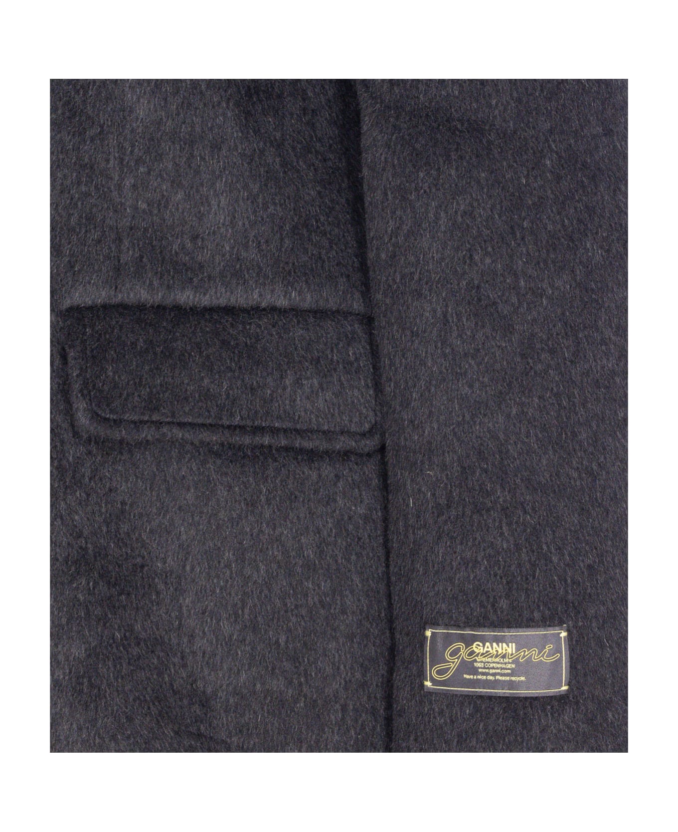 Ganni Double Faced Jacket - Grey