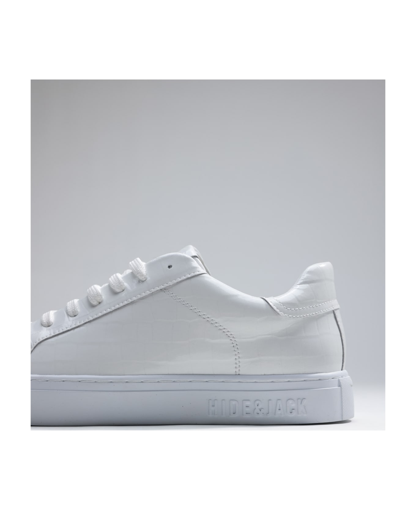 Hide&Jack Low Top Sneaker - Essence Glamour White スニーカー