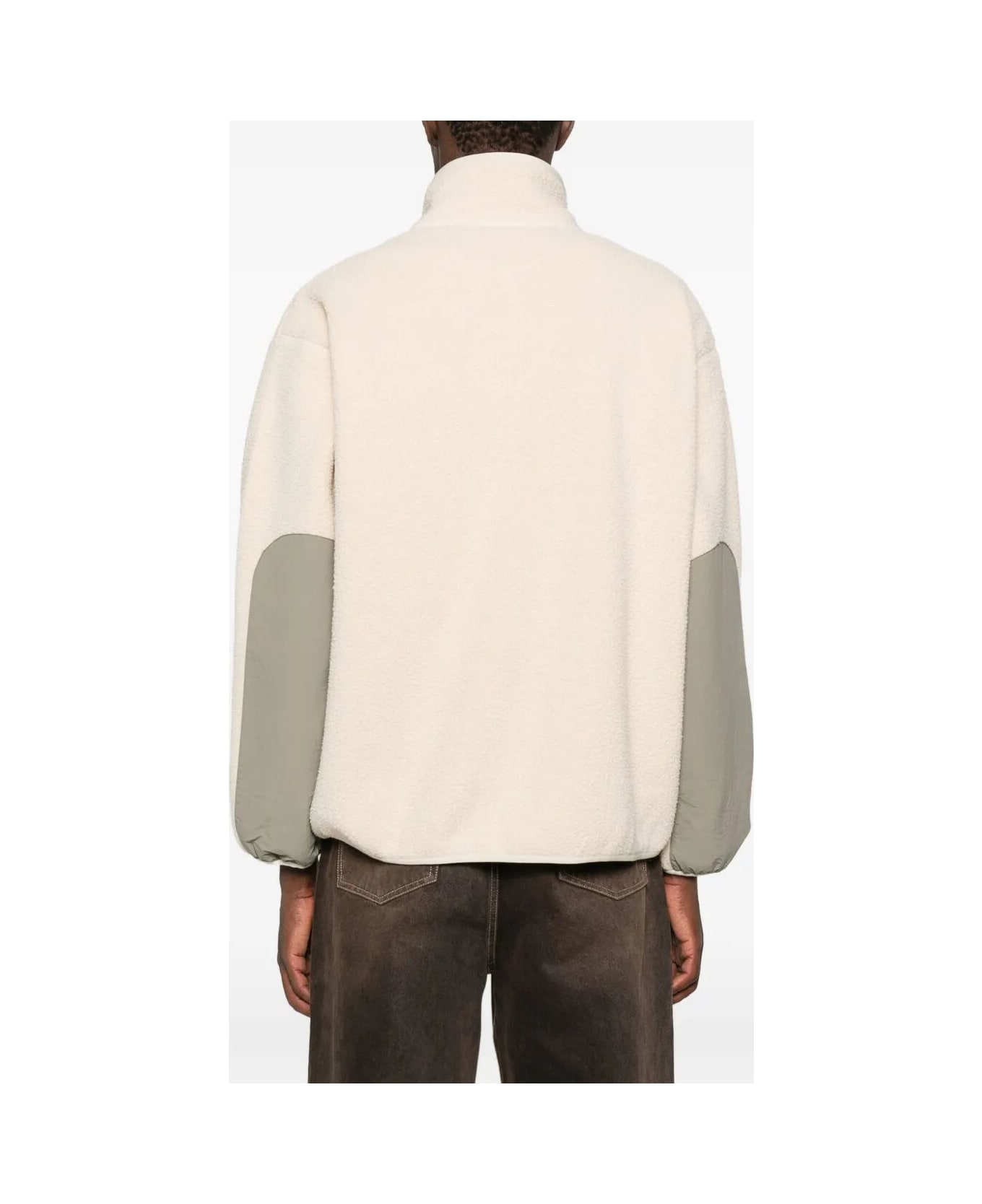 Maison Kitsuné Casual Fleece Jacket - Ecru