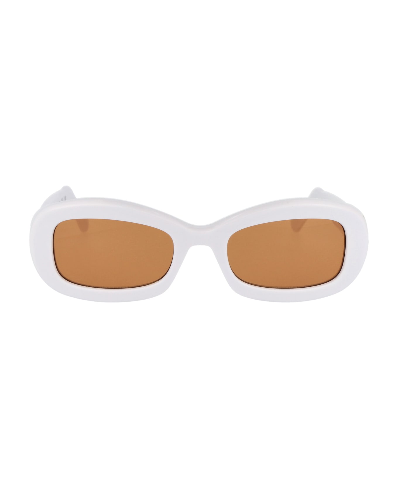 GCDS Gd0027 Sunglasses - 21E Bianco/Marrone