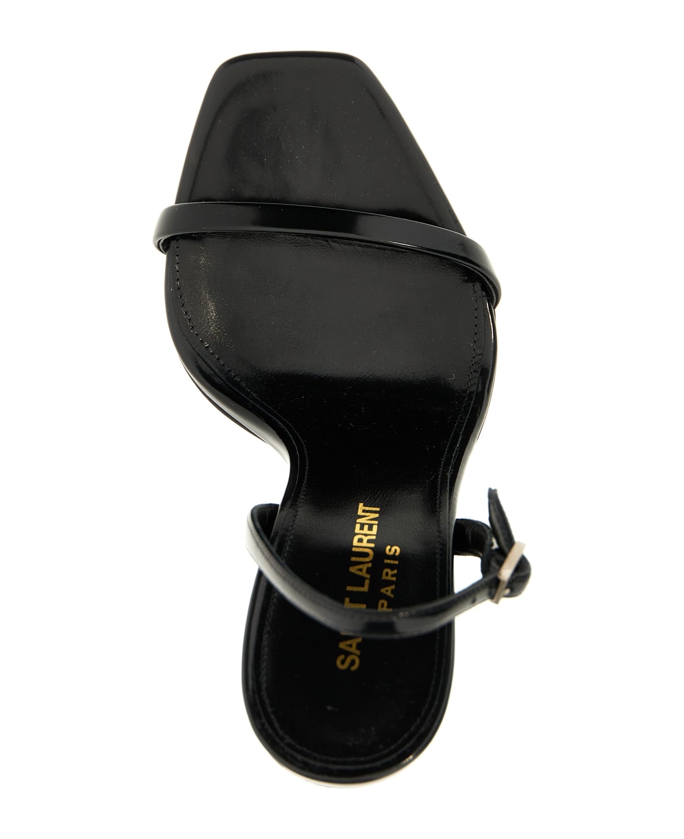 Saint Laurent Opyum Heeled Sandals - Black サンダル