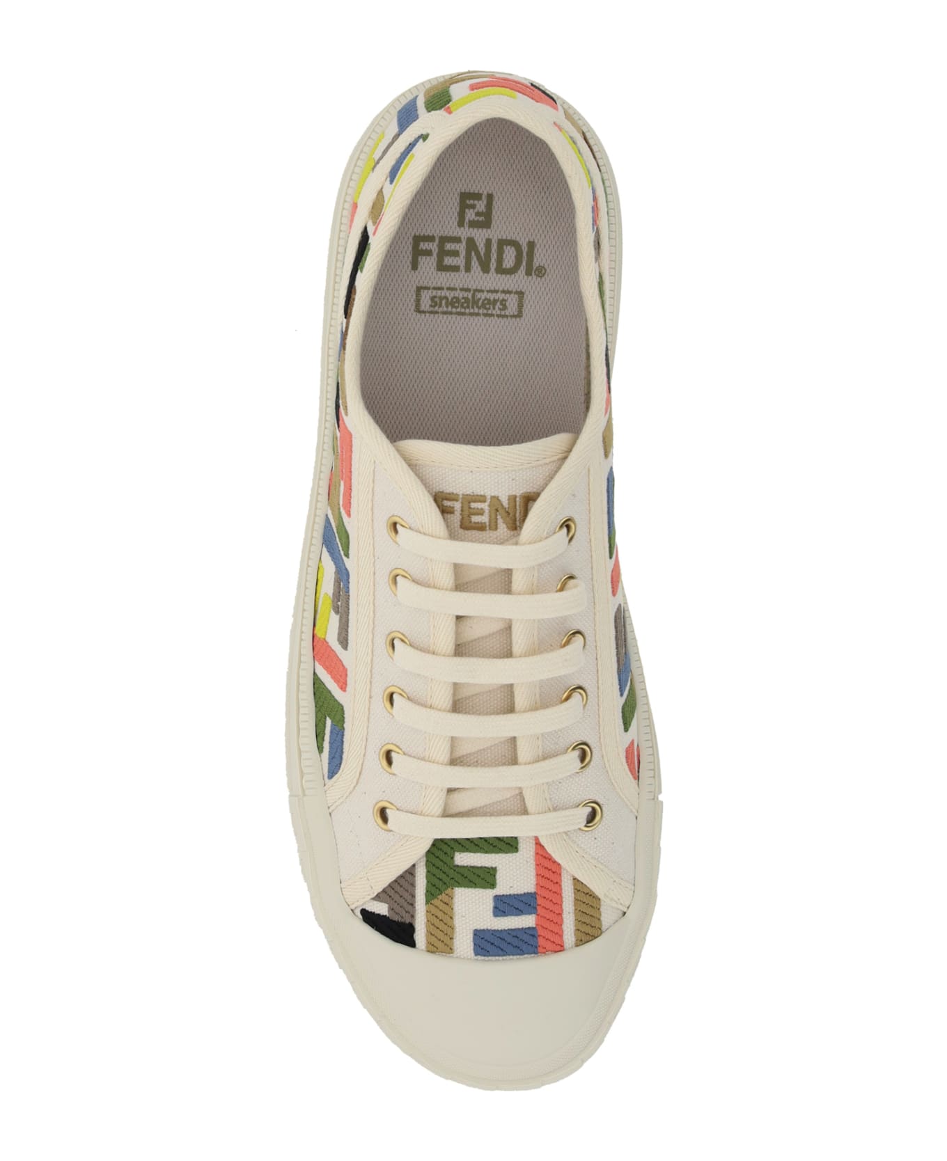 Fendi Domino Sneakers - Grezzo Multicolor