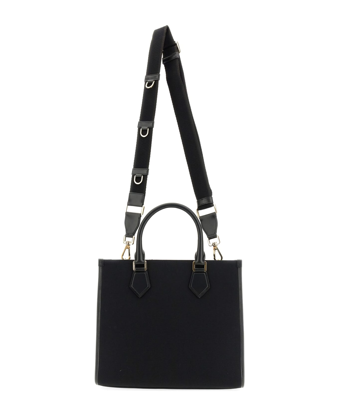 Dolce 
Gabbana Shopping Bag With Logo - Black