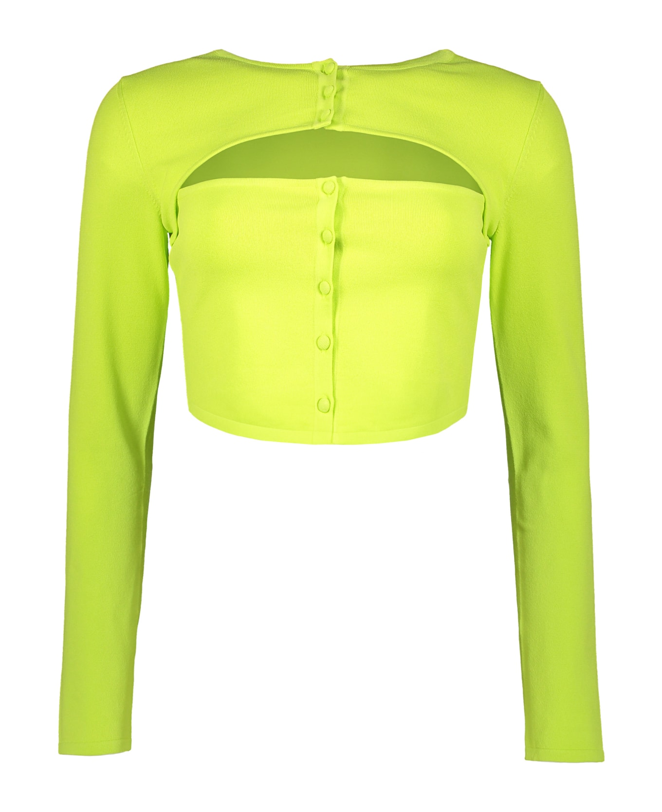 Dsquared2 Long Sleeve Crop Top - green