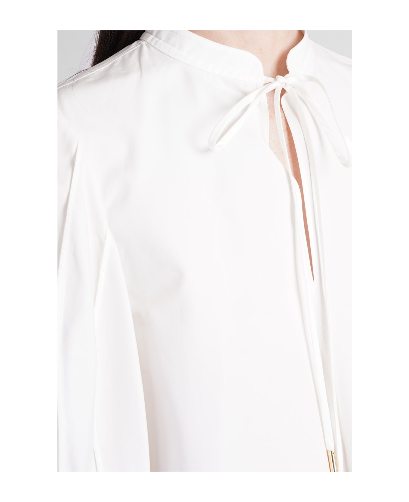 Chloé Blouse In White Cotton - white ブラウス
