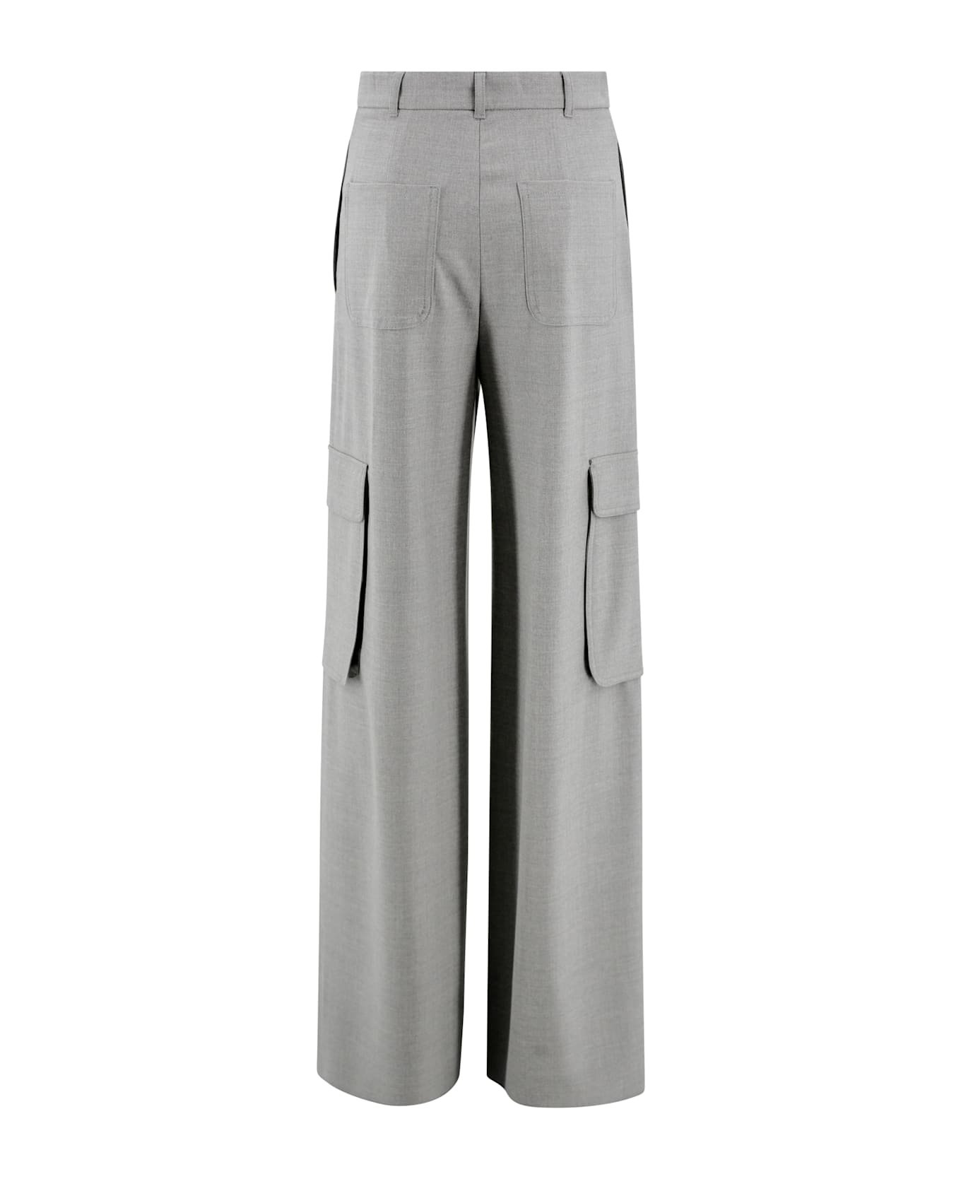 Max Mara Studio Wool Cargo Trousers