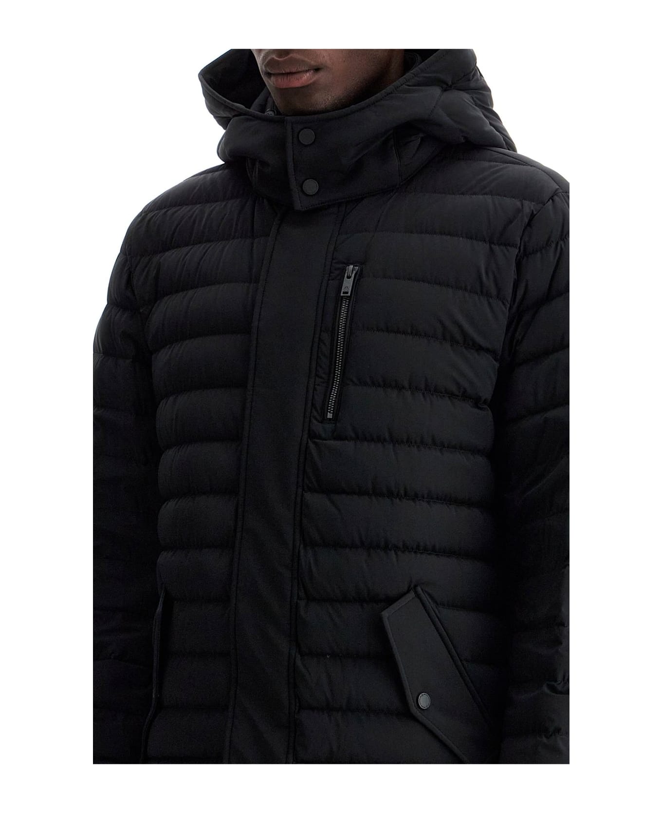 Moose Knuckles Greystone Quilted Jacket - Nero