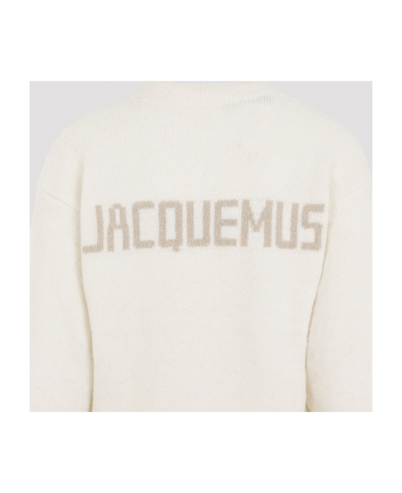 Jacquemus Logo Sweater - Light Beige