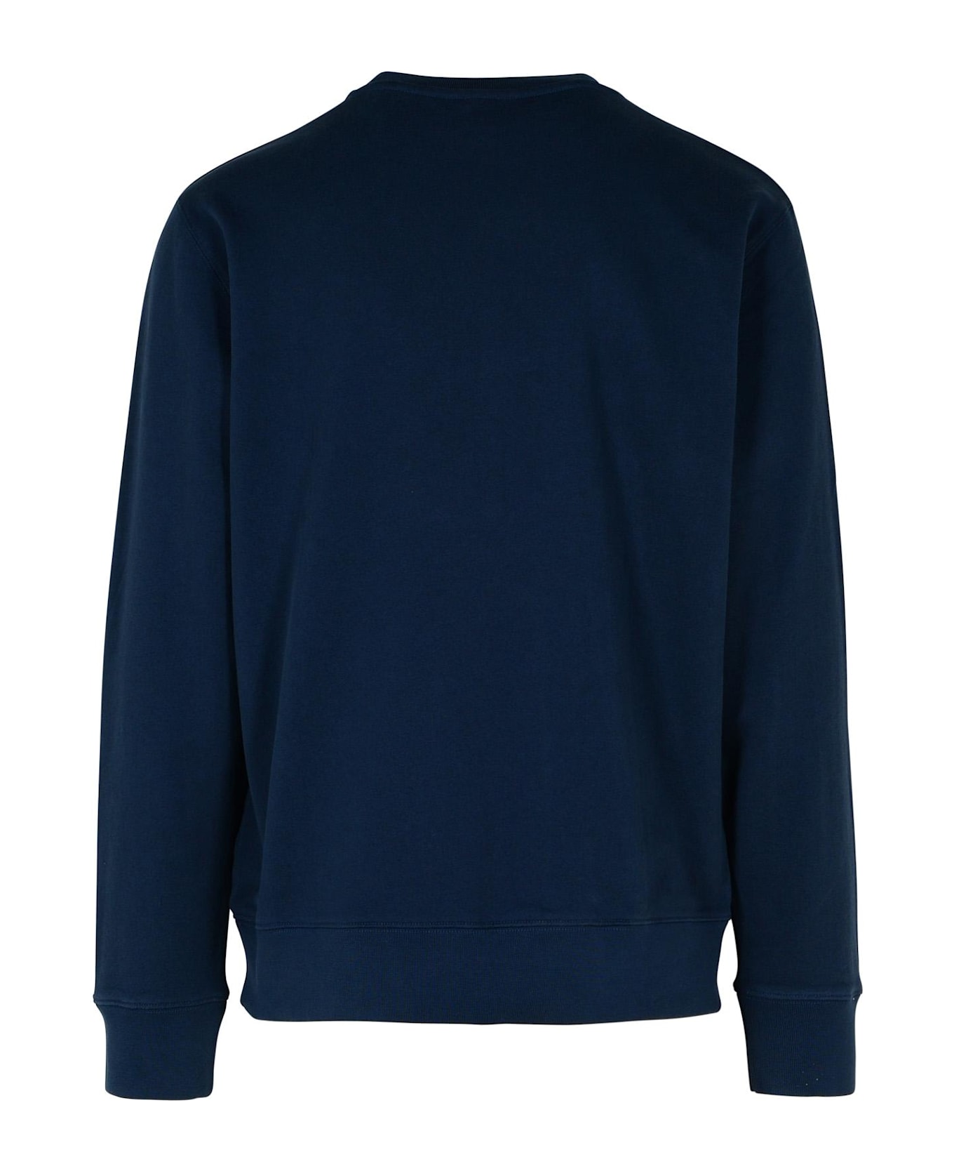 Maison Kitsuné Navy Cotton Sweatshirt - INK BLUE