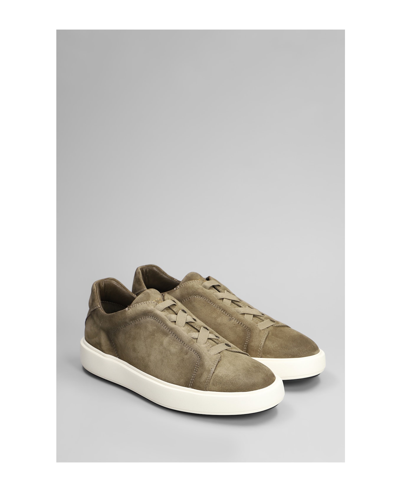 Officine Creative Slouch 001 Sneakers In Green Leather - green