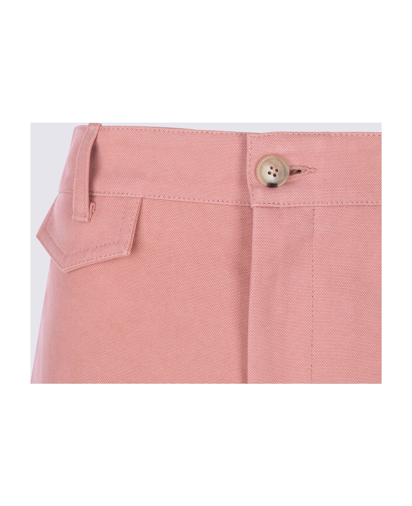 Chloé Pink Cotton Pants - WILD PINK