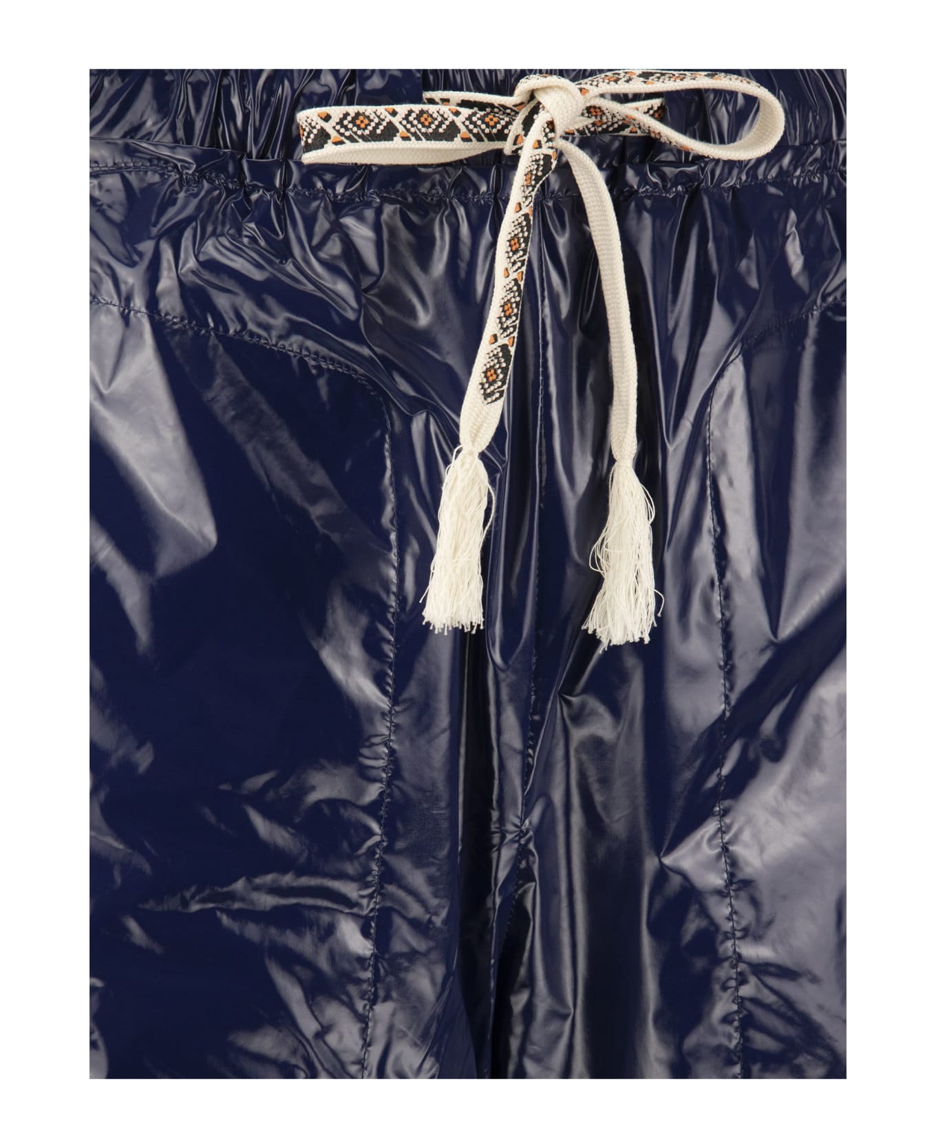 Etro Nylon Drawstring Trousers - Blue