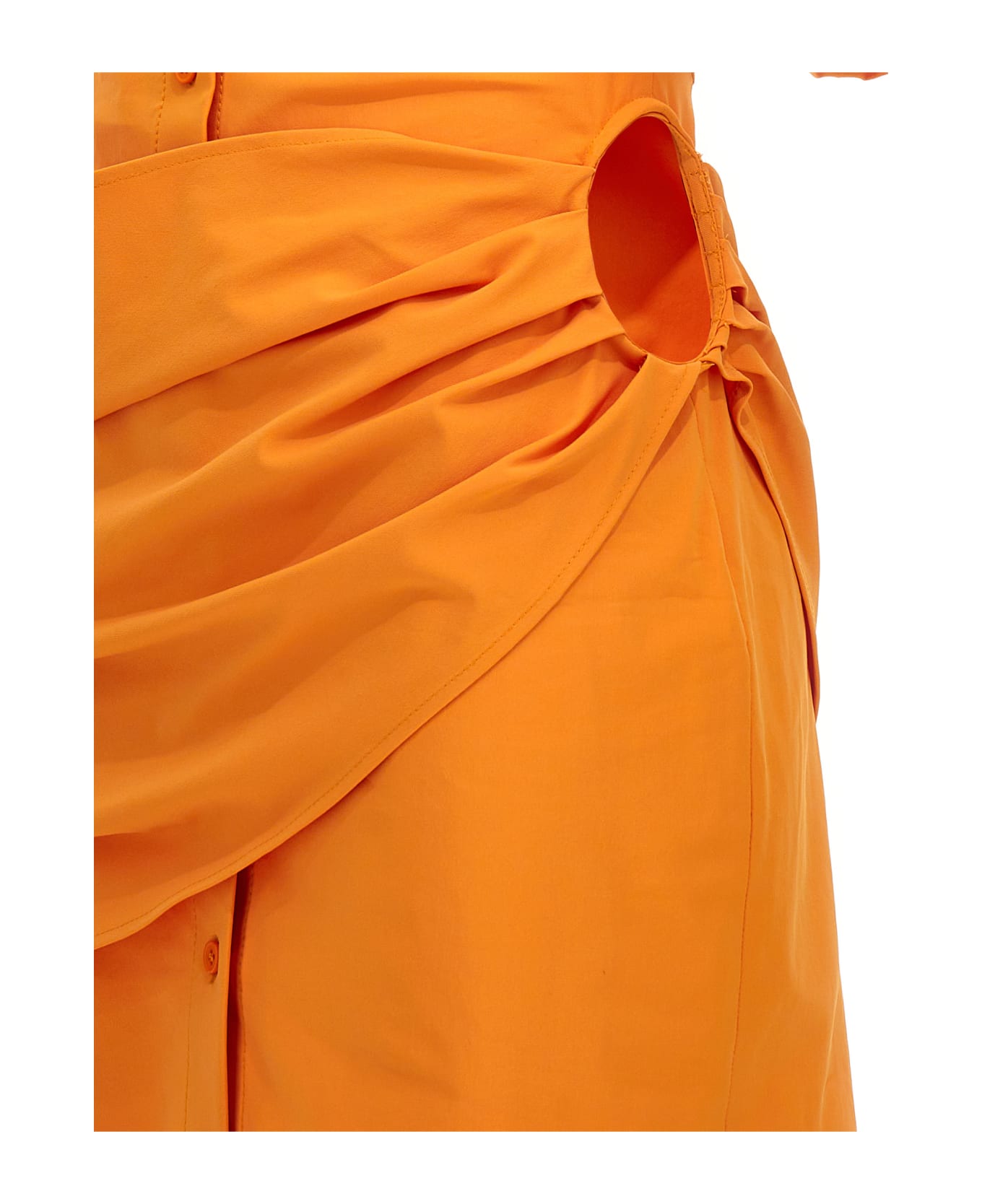 Jacquemus 'la Robe Camisa Dress - Orange