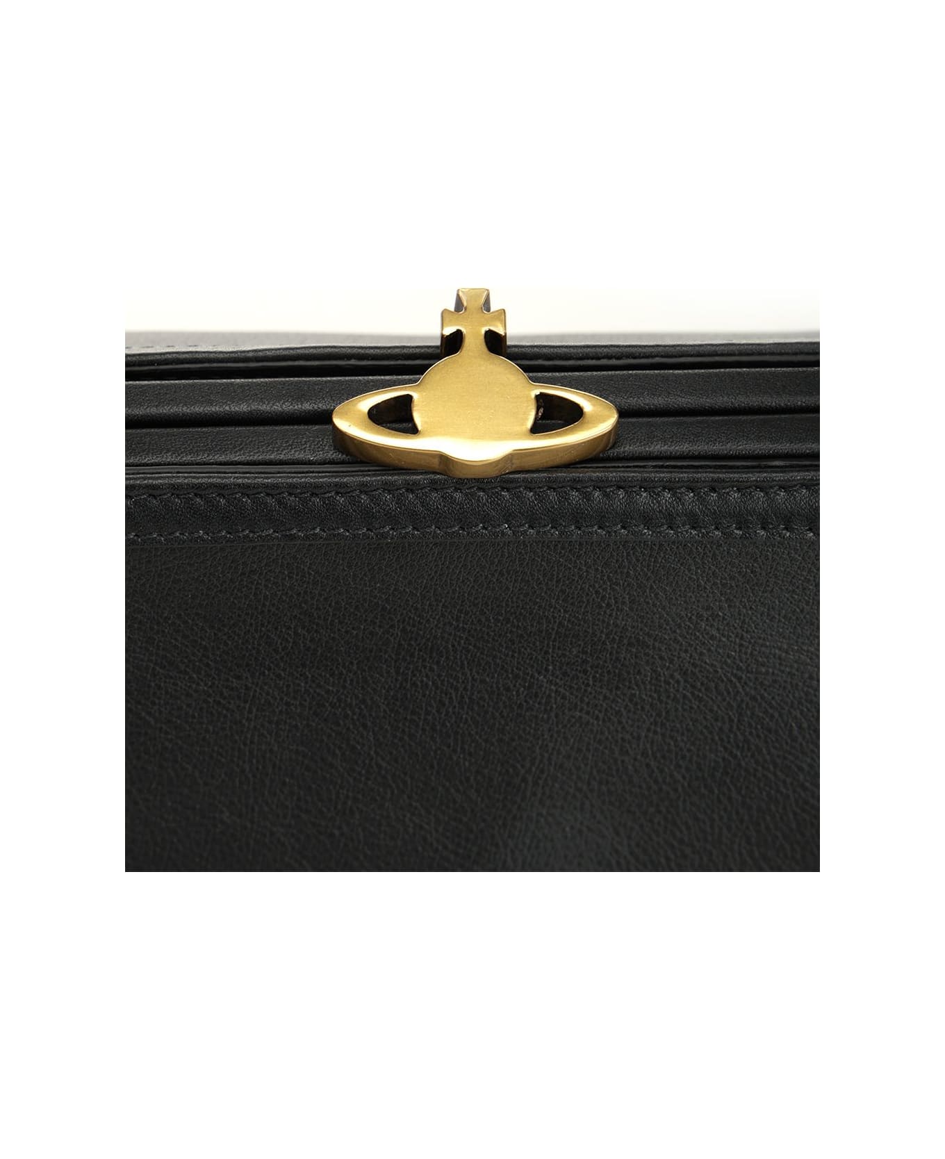 Vivienne Westwood 'ascot Frame' Bag - BLACK