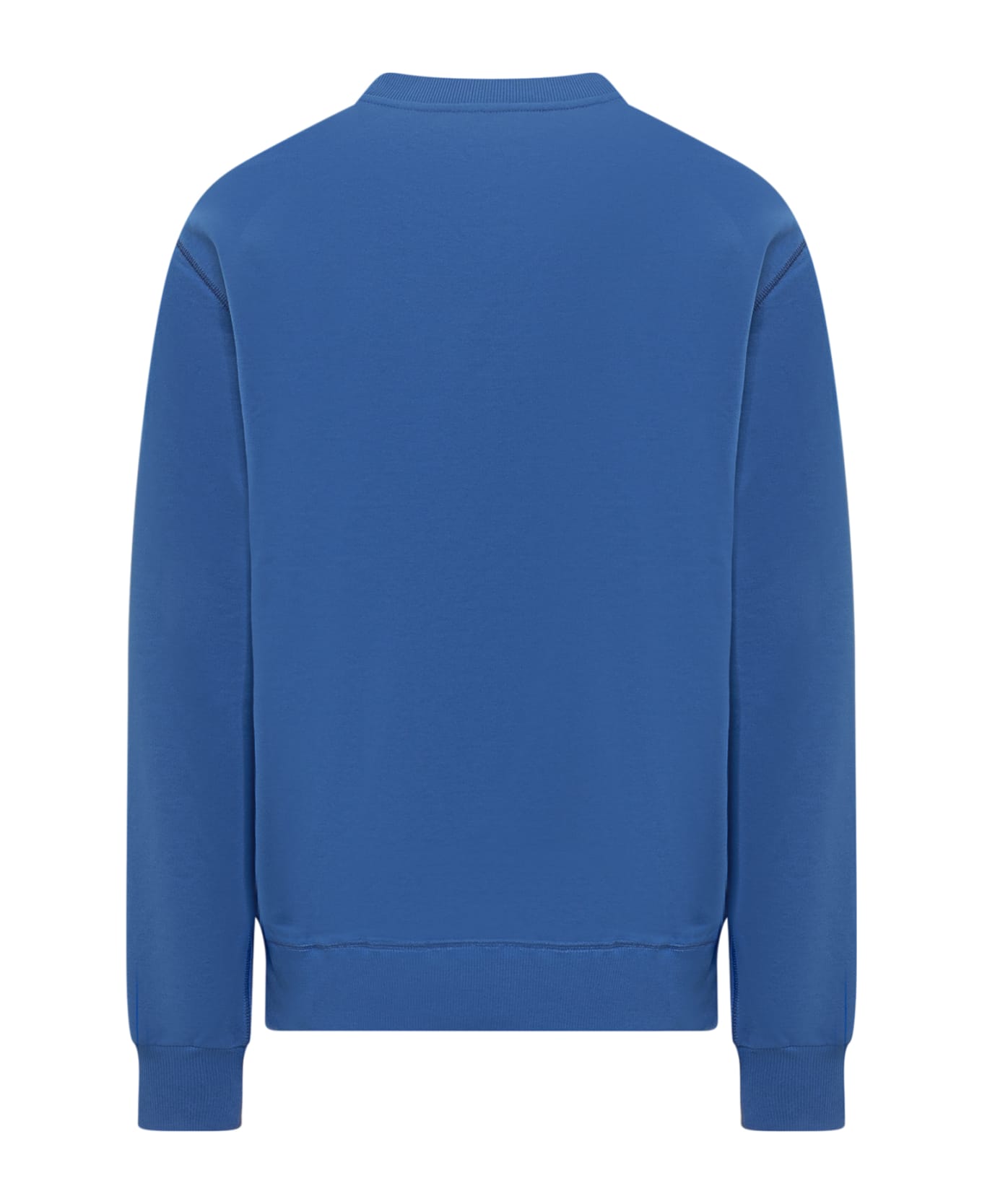 Dolce & Gabbana Cotton Crew-neck Sweatshirt - blue