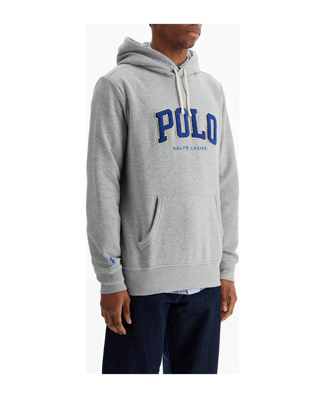 Polo Ralph Lauren Logo Hoodie - ANDOVER HEATHER (Grey)