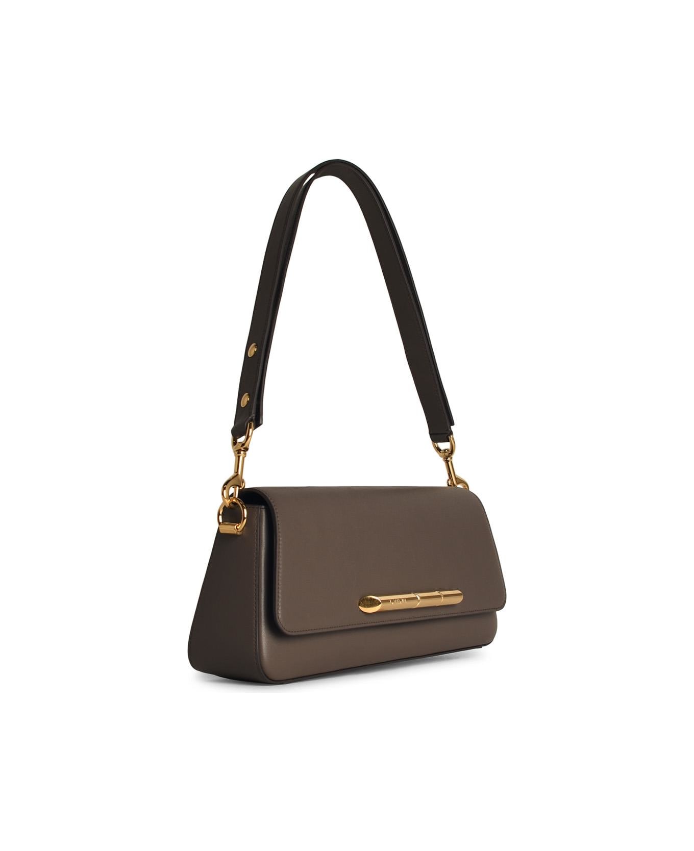 Lanvin 'sequence' Brown Leather Crossbody Bag - Brown