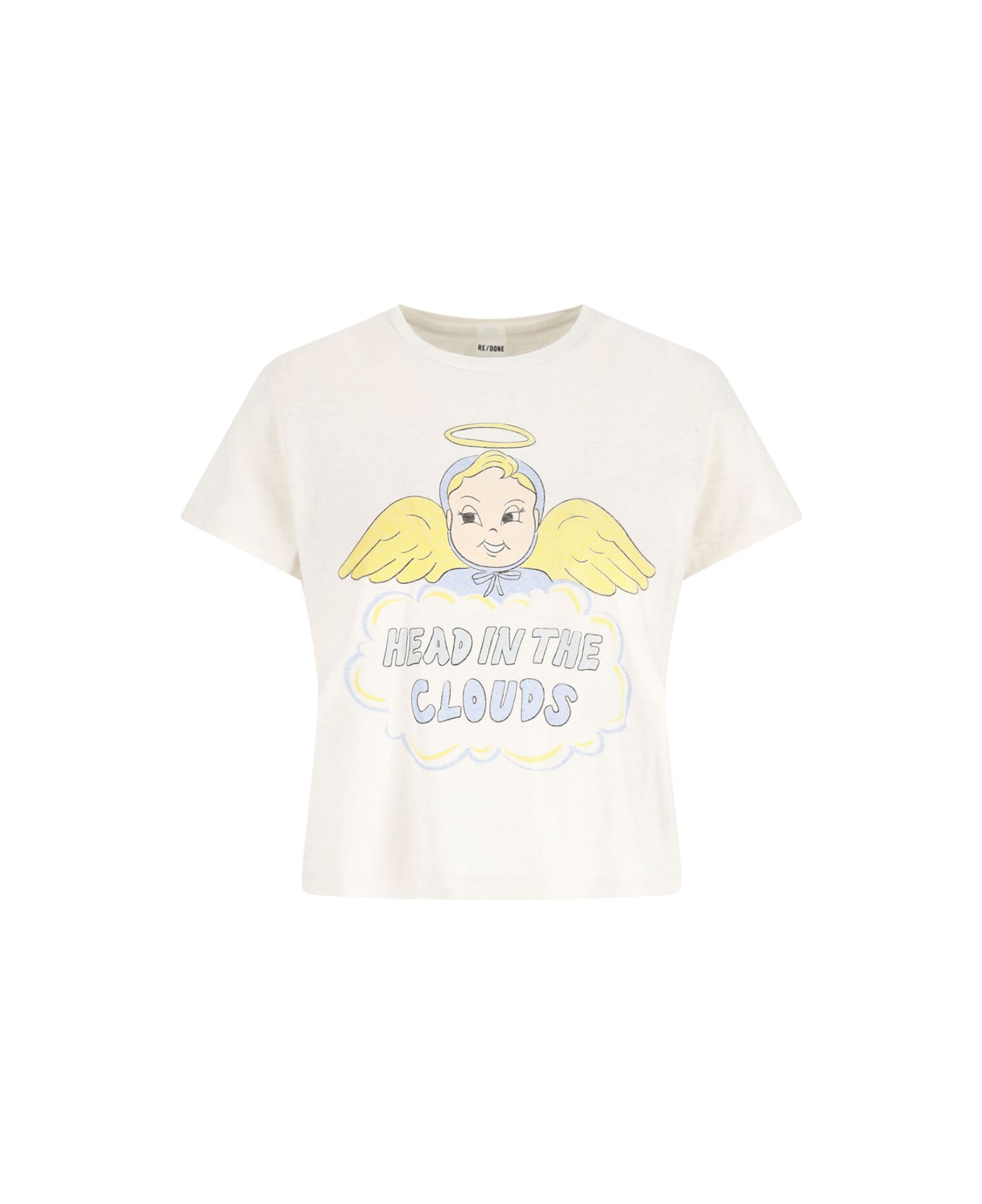 RE/DONE 'clouds' T-shirt - White