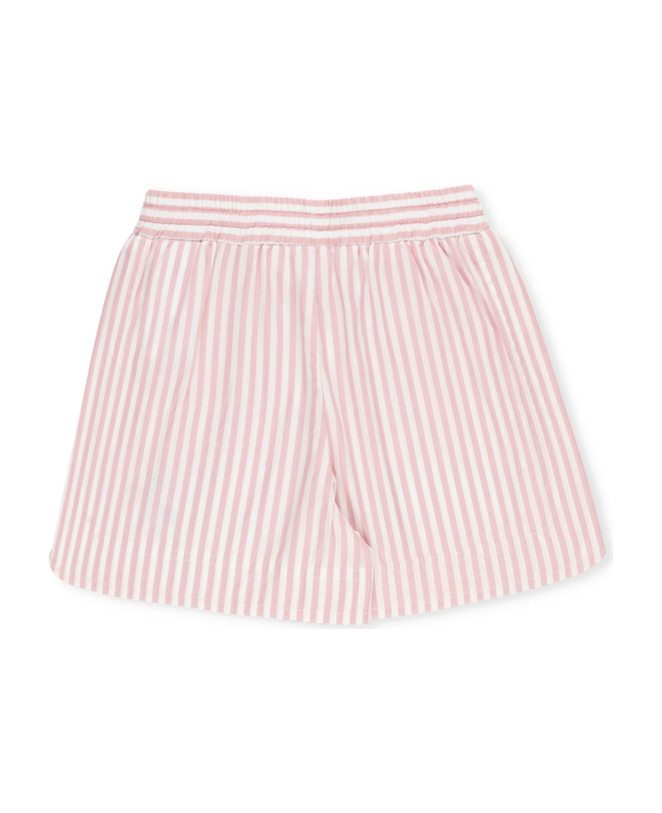 Palm Angels Striped Shorts - Pink ボトムス