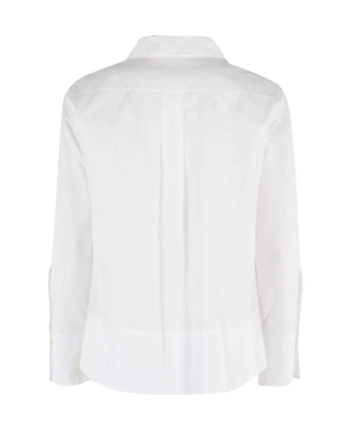 Seventy V-neck Embellished Blouse - White