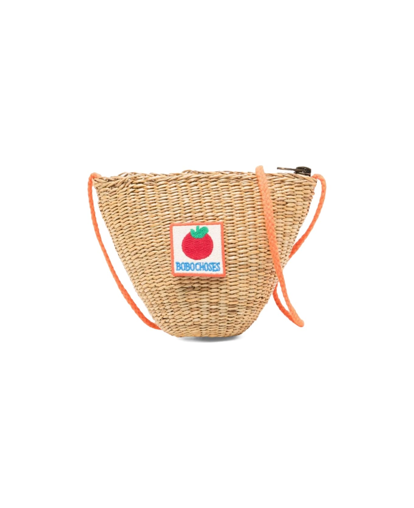Bobo Choses Bc Tomato Patch Raffia Hand Bag - BROWN