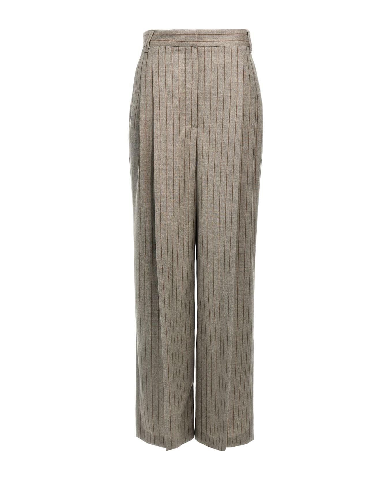 Brunello Cucinelli 'wide' Pants - Gray ボトムス