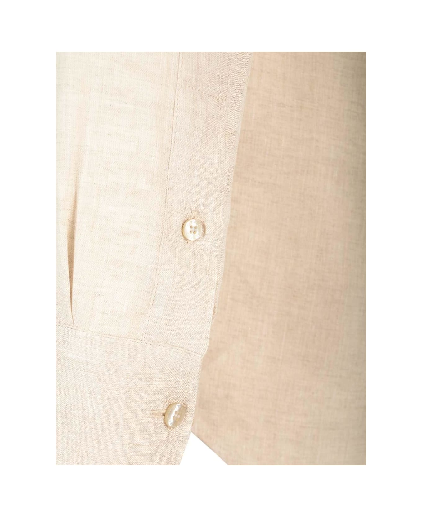 Etro Pegaso Embroidered Long-sleeved Shirt - NEUTRALS シャツ