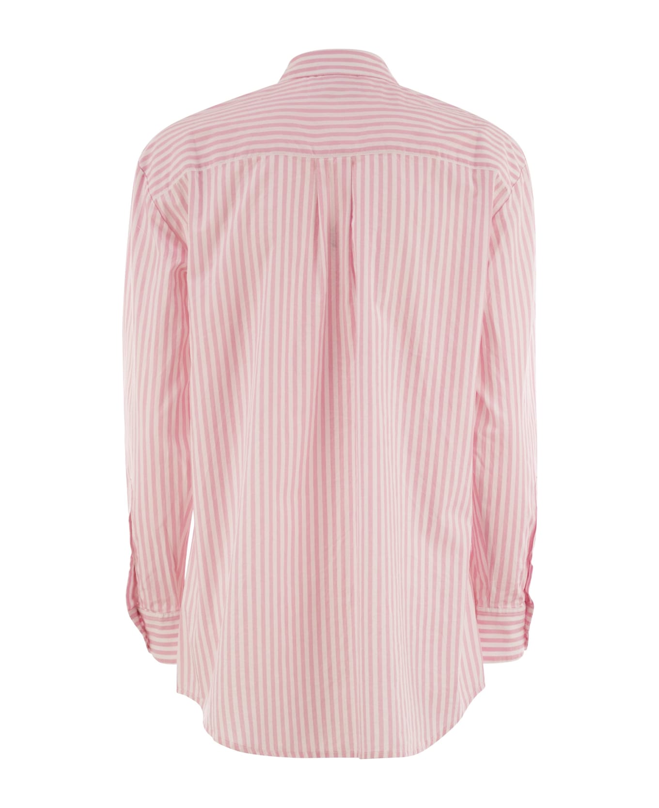 MC2 Saint Barth Brigitte - Shirt With Striped Pattern - Pink