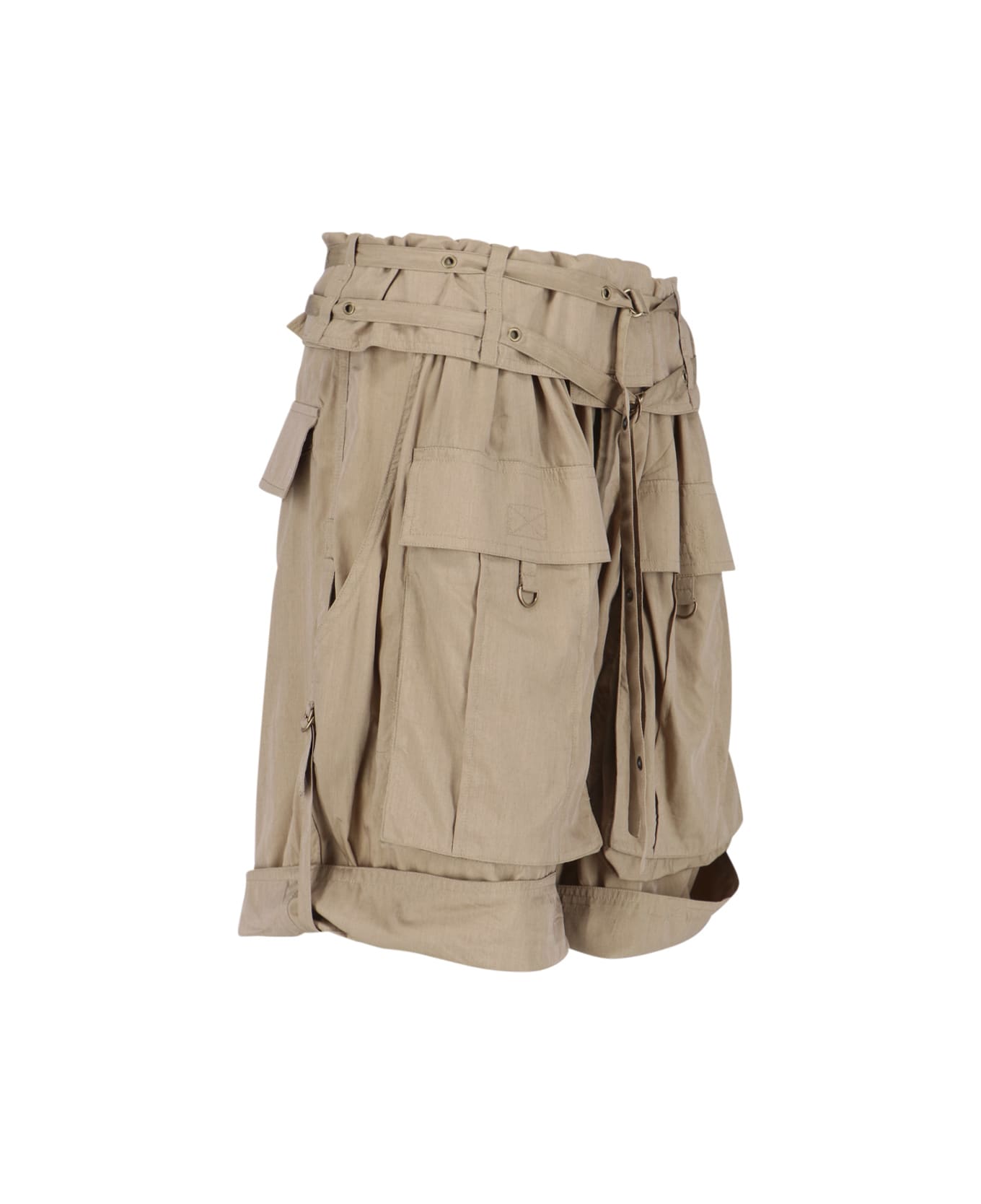 Isabel Marant 'heidi' Cargo Shorts - Beige