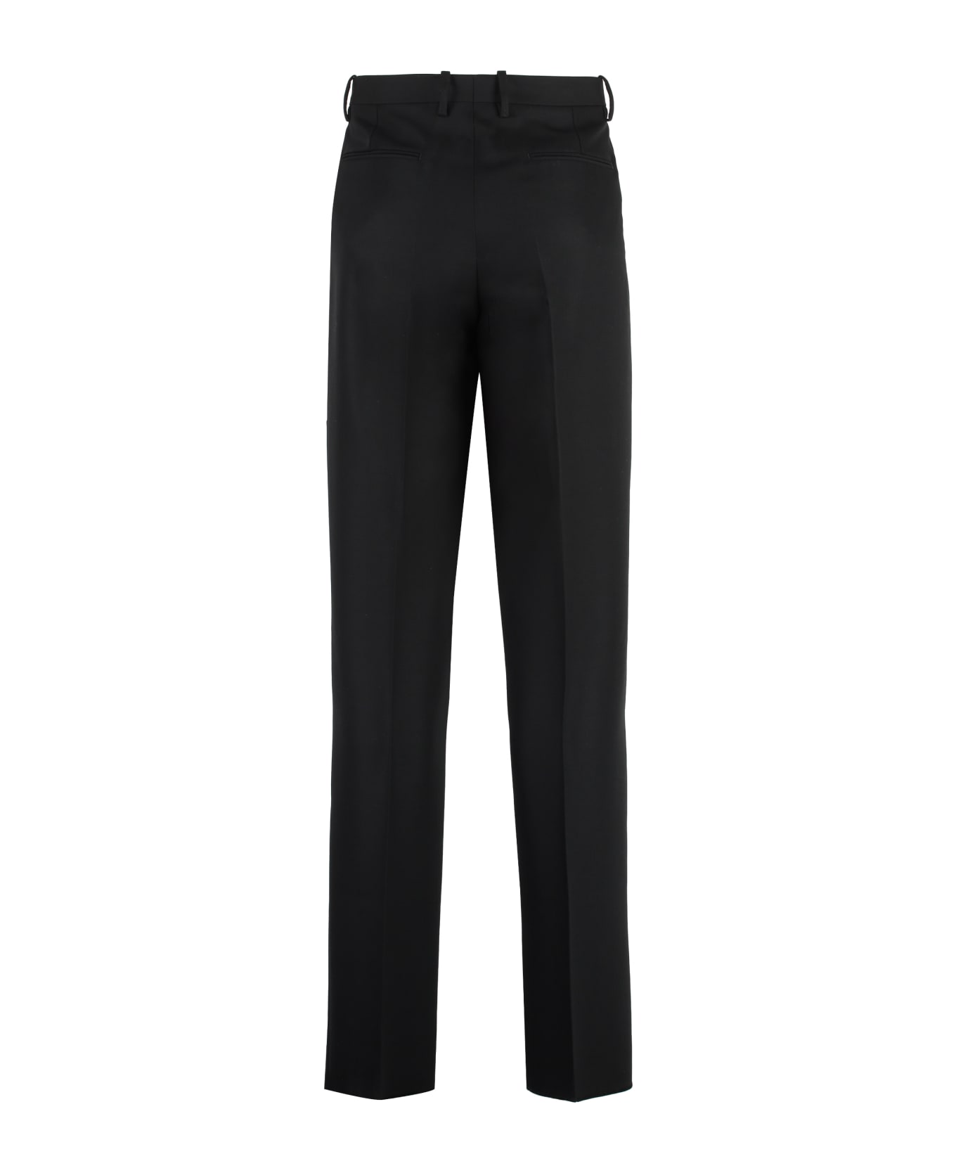 Off-White Wool Tailored Trousers - black