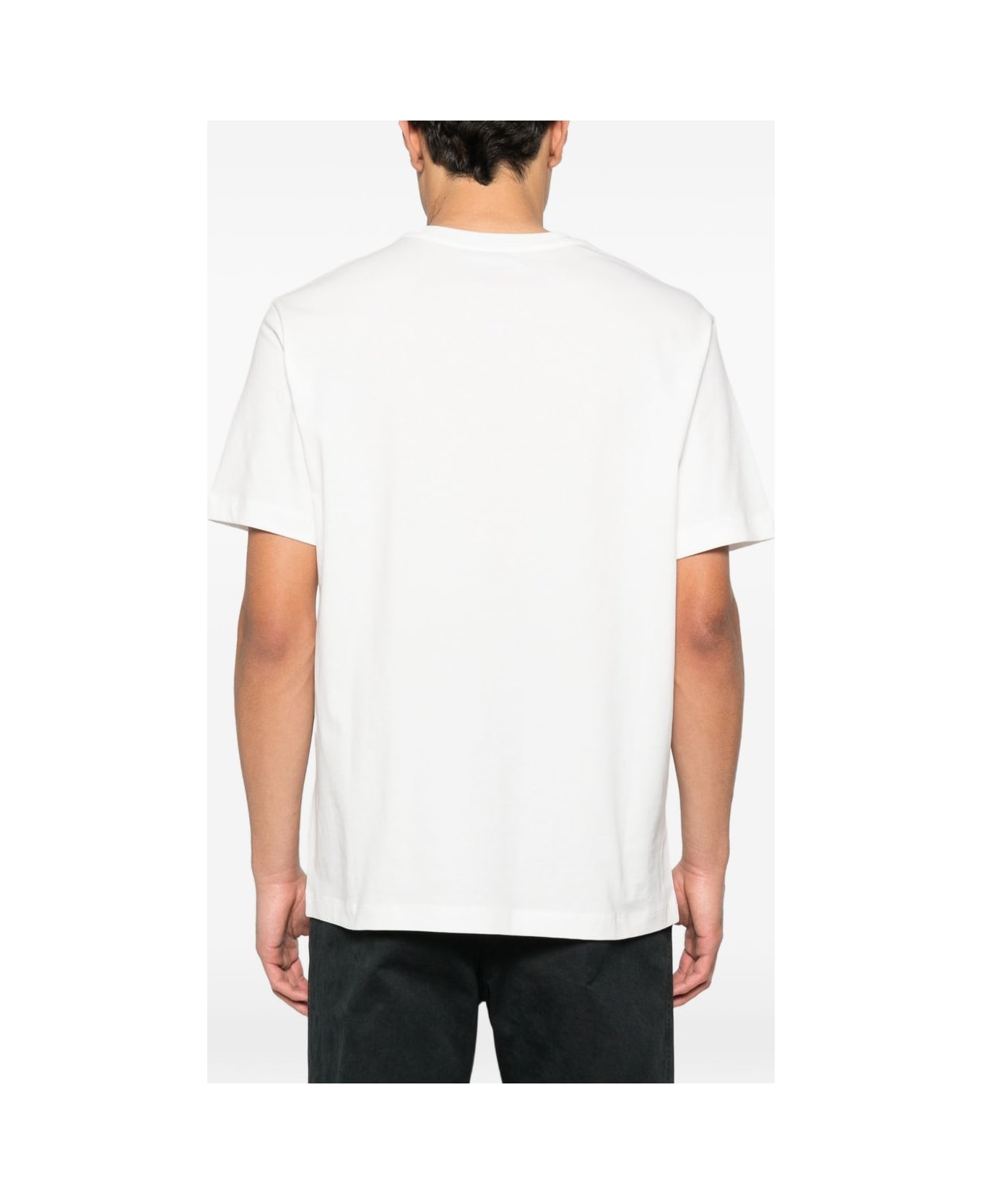Emporio Armani Printed Cotton T-shirt - White